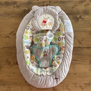 Bright Starts Winnie The Pooh Dot & Honey Pots Bouncer Seat Cover